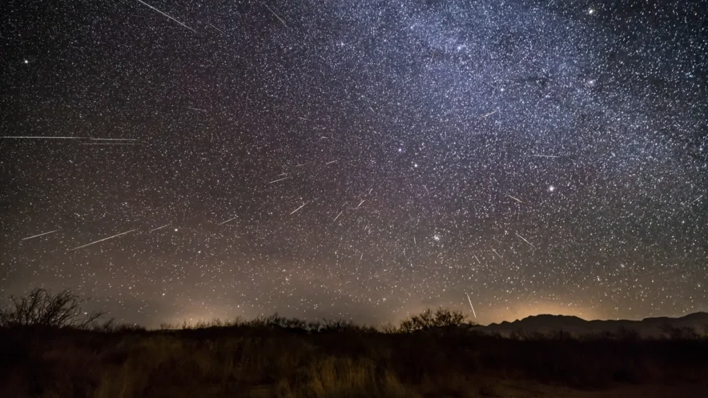 Geminid meteor shower